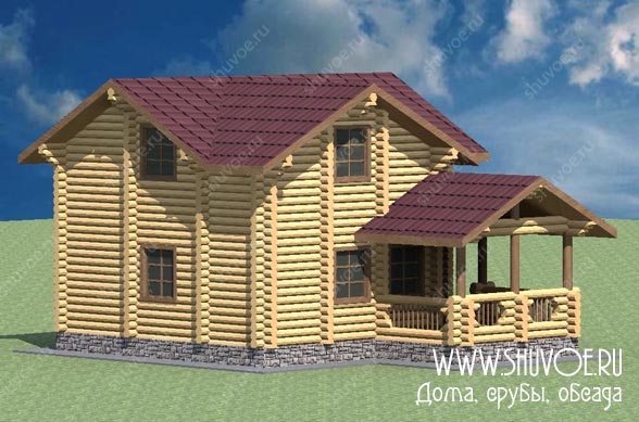 Дом 9х10 из бруса